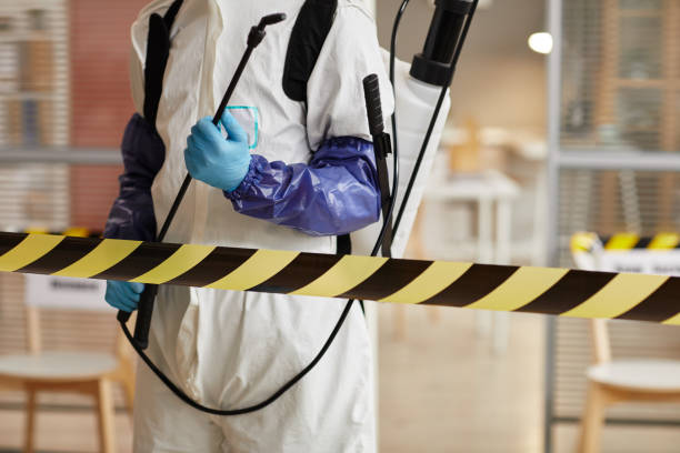 Professional Biohazard Cleanup technician working in Pleasanton, TX